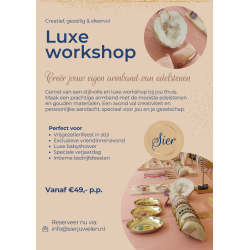 Workshop armband van...