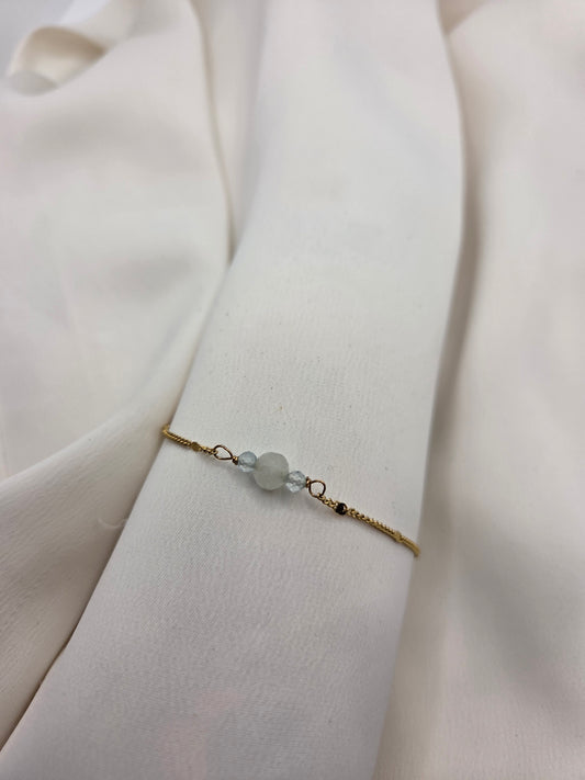 Armband Aquamarijn