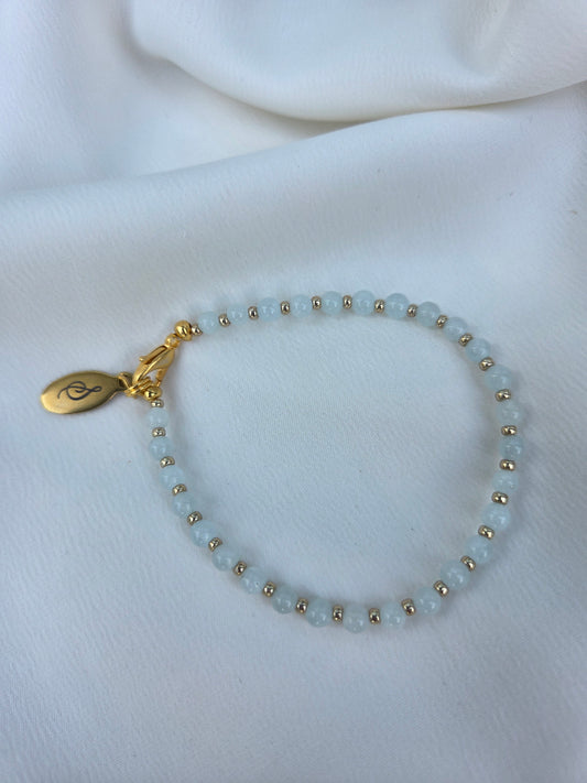 Armband Aquamarijn