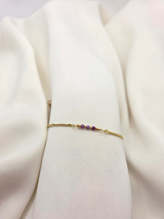 Armband Robijn