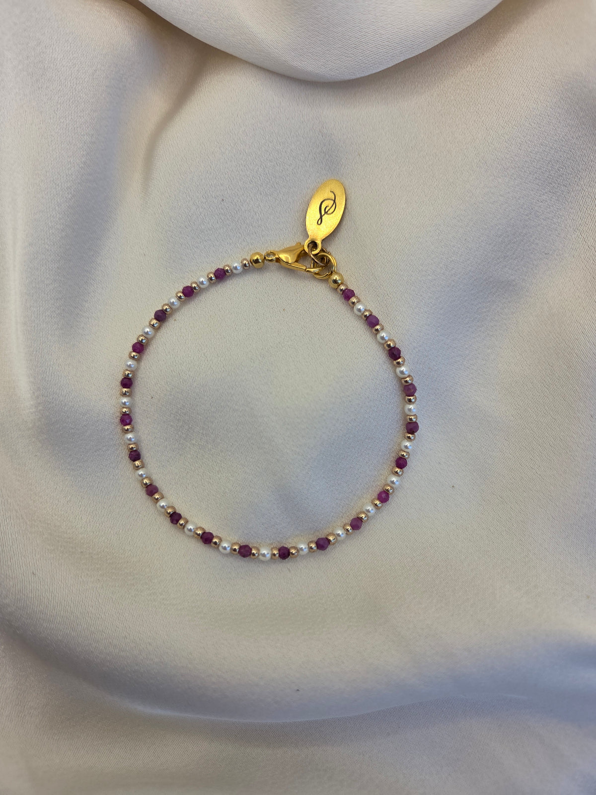 Armband Robijn