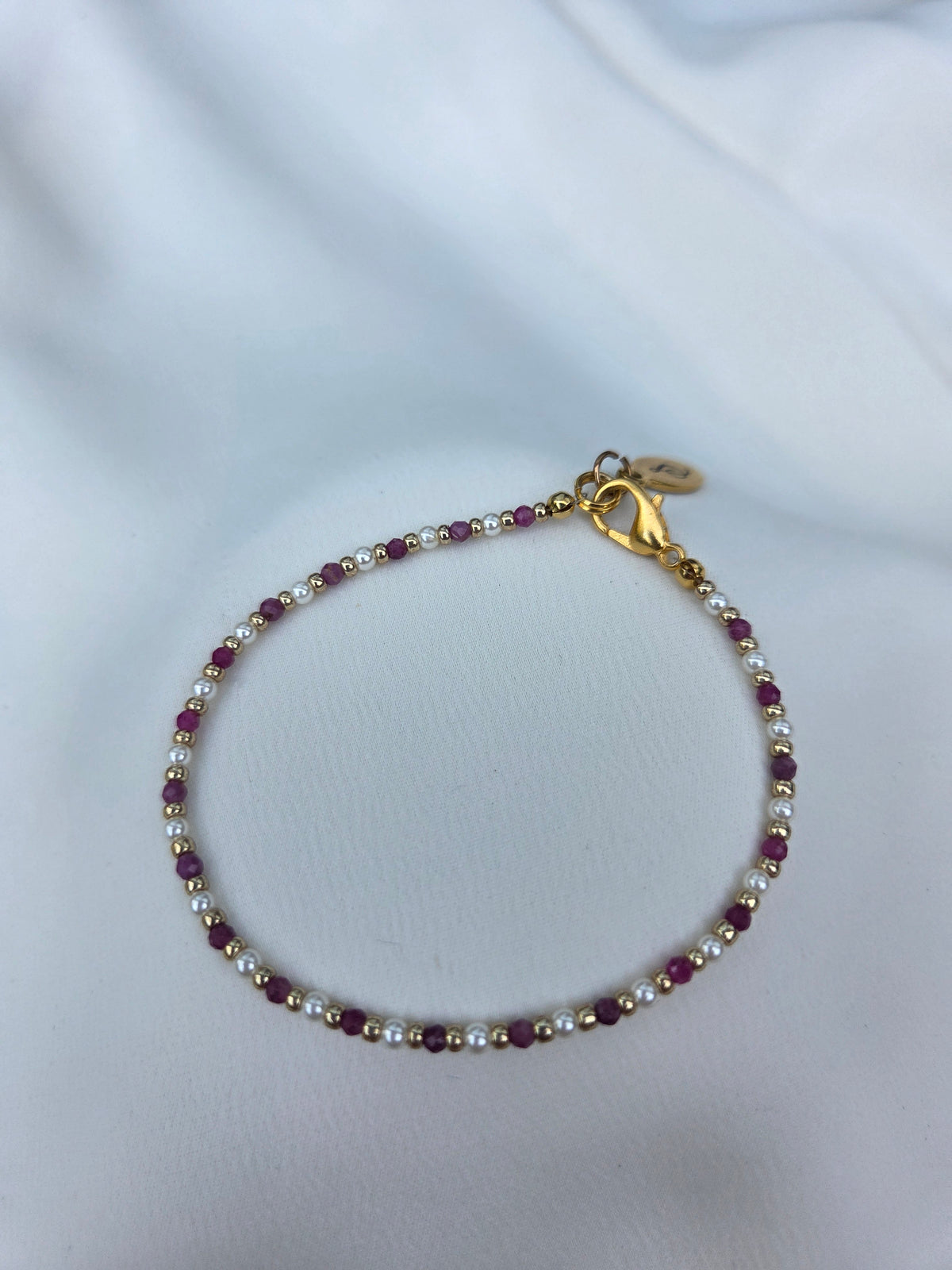 Armband Robijn
