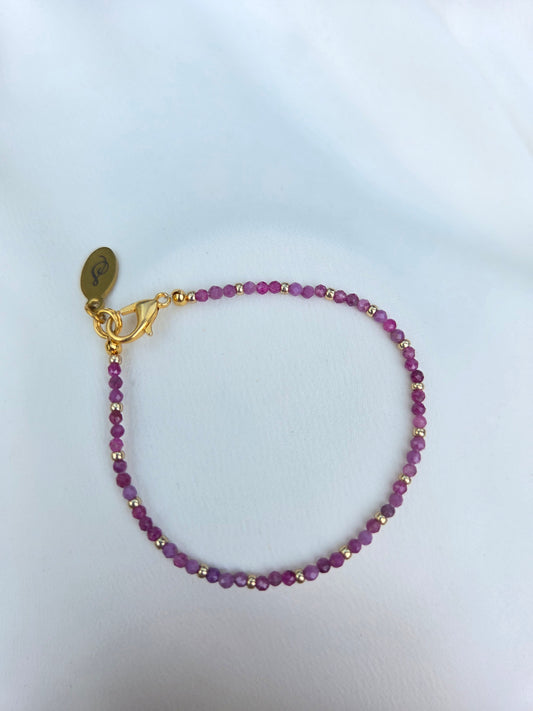 Armband Robijn