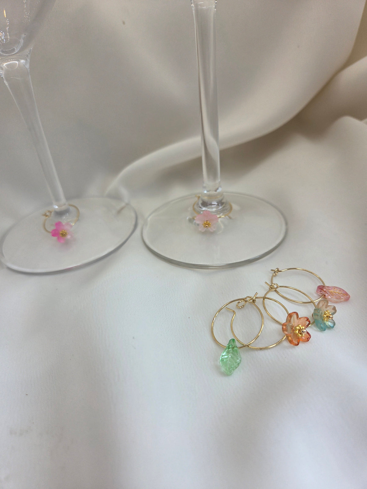 Wijnglas Markers Flowers(Set van 6)